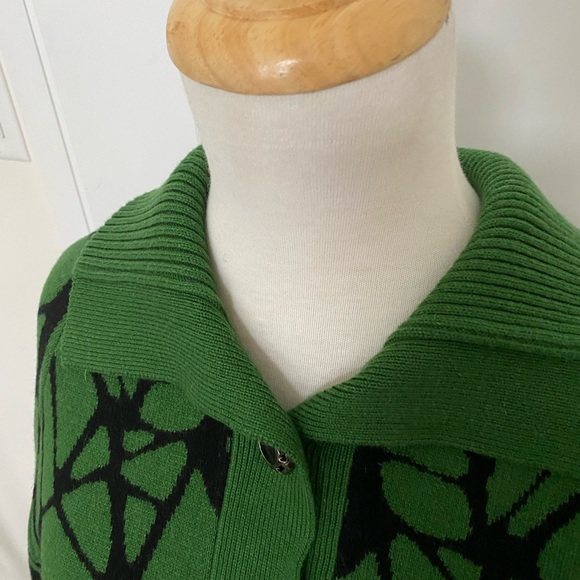 Vintage 90s wool knitted cape . - Picture 4 of 4